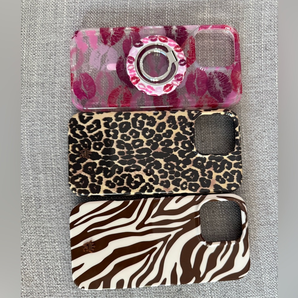 Set of Three velvet caviar for iPhone 16 pro max